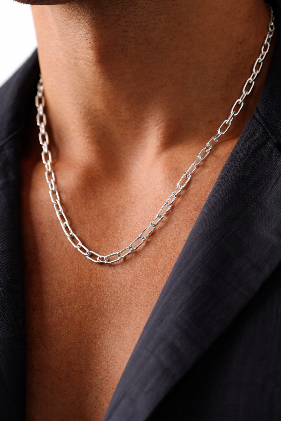 925 Ayar Gümüş Ataç Zincir Kolye