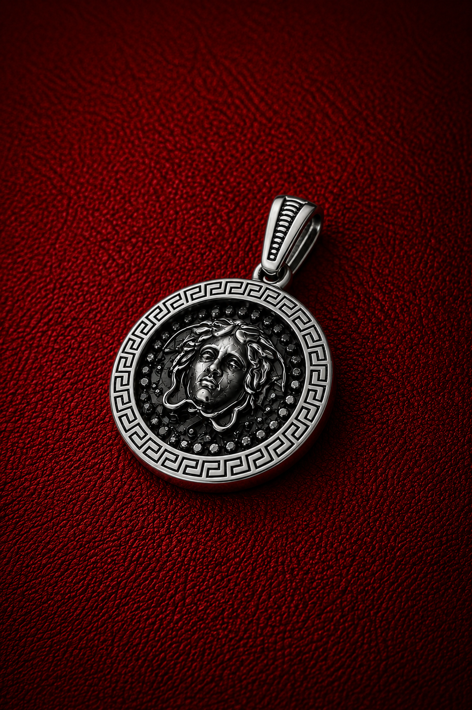 Oksitli Medusa Kolye Ucu