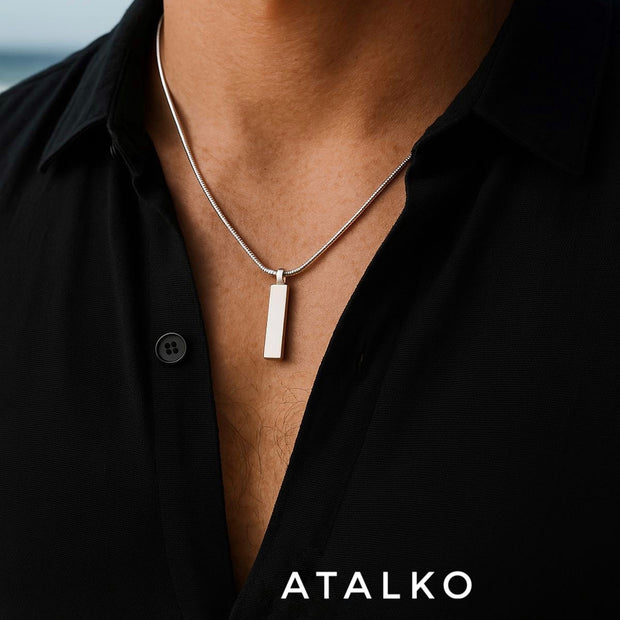 925 Ayar Minimal Çubuk Kolye